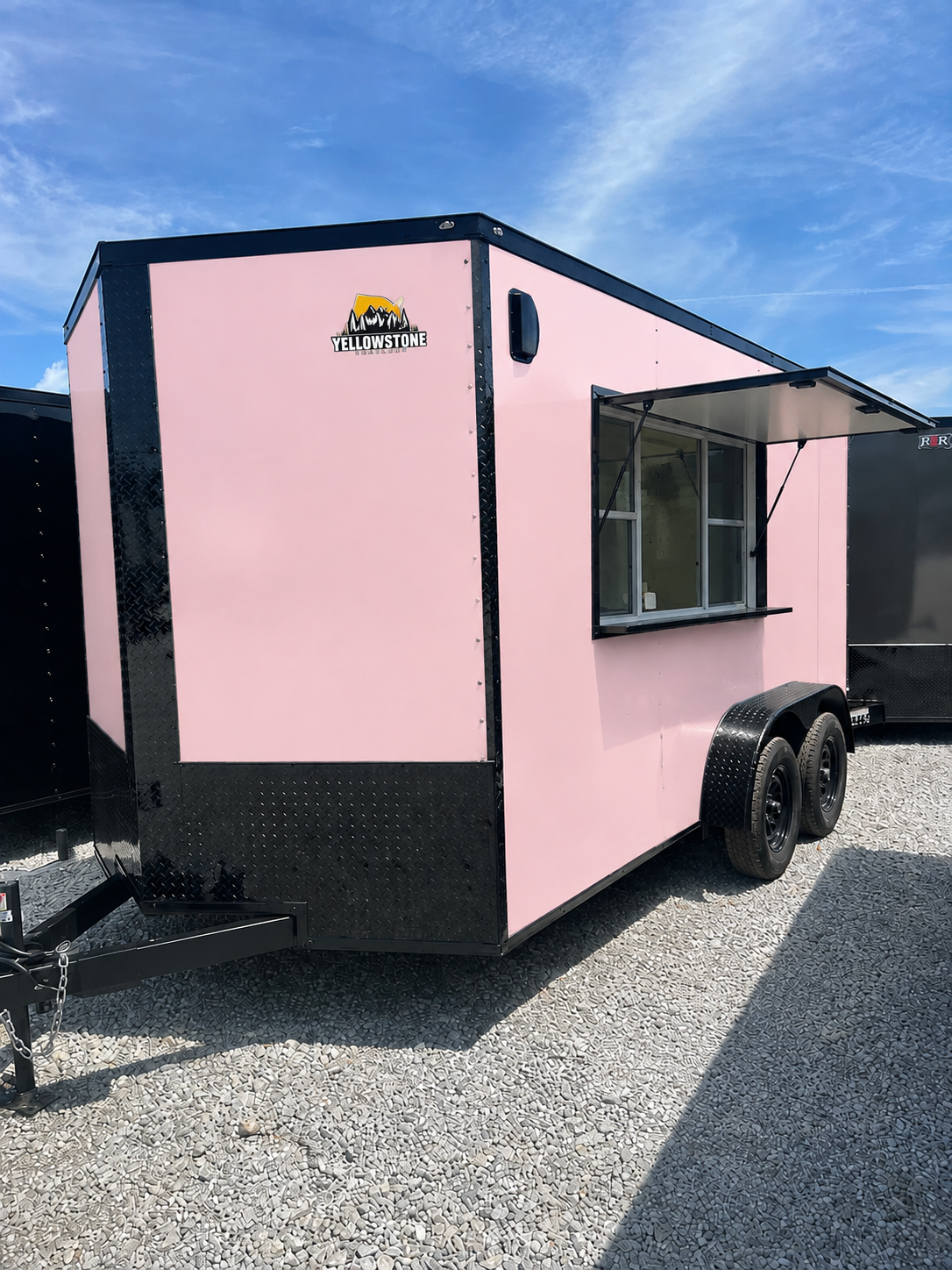 Custom pink Yellowstone trailer